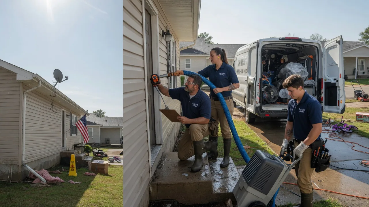 Ceiling Water Damage Restoration in Duke, MO near me